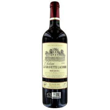 CHATEAU LA GRAVETTE LACOMBE - 2009 ( France-Bordeaux-M&eacute;doc AOC-Rouge-0,75L )