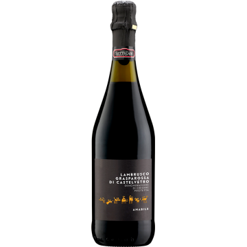 Lambrusco Grasparossa di Castelvetro - Tradizione Amabile - Cantina Settecani - 0.75L