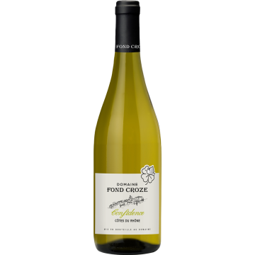 Confidence blanc 2024 - Domaine Fond Croze - Côtes du Rhône - Weisswein - 0.75L