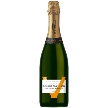 Crémant de Bordeaux Blanc Brut - Louis Vallon - 0.75L