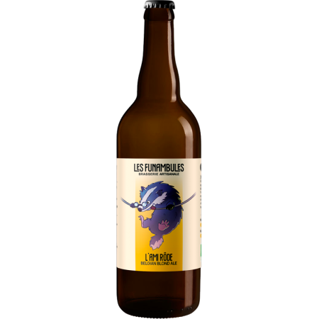 Blonde belge L'ami Rôde 75cl - Brauerei Les Funambules Blonde belge L'ami Rôde 75cl - Brauerei Les Funambules