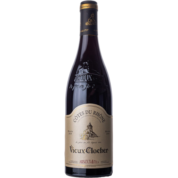 Côtes-du-Rhône - Le Vieux Clocher 2024 - Domaines Aimé Arnoux - Côtes du Rhône - Rotwein - 0.75L