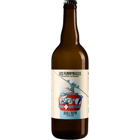 Cold IPA Jojo L'Alpin 75cl - Brauerei Les Funambules Cold IPA Jojo L'Alpin 75cl - Brauerei Les Funambules