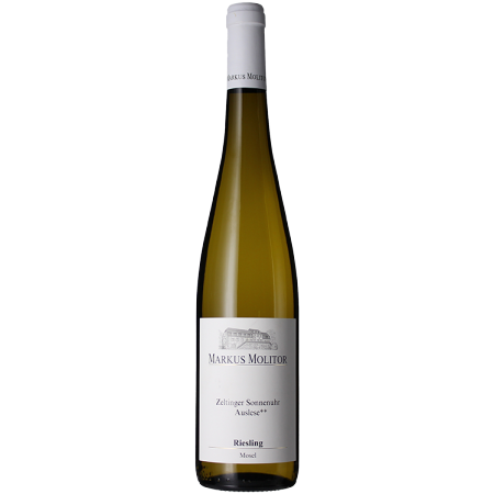 Riesling Zeltinger Sonnenuhr Auslese ** WC 2022 - Markus Molitor Riesling Zeltinger Sonnenuhr Auslese ** WC 2022 - Markus Molitor