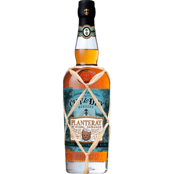 PLANTERAY RUM - (Ex Plantation) - Cut & Dry Coconut - Boisson spiritueuse à base de RHUM - Origine: Barbade - Notes de noix de coco & Vanille - 40% Alcool - 70 cl