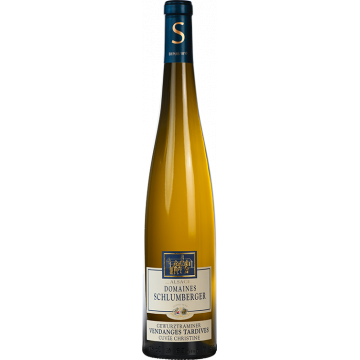 Gewurztraminer Vendanges Tardives - Cuvée Christine 2022 - Domaine Schlumberger - Elsass Gewürztraminer Spätlese - Weisswein - 0.75L