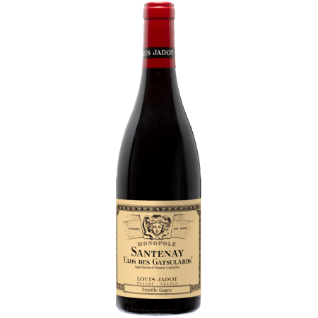 Santenay - Clos des Gatsulards Monopole 2022 - Louis Jadot - Famille Gagey Santenay - Clos des Gatsulards Monopole 2022 - Louis Jadot - Famille Gagey