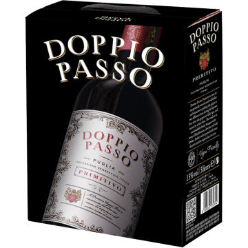 BIB 3L - Primitivo - Doppio Passo - Puglia - Rotwein - 3L