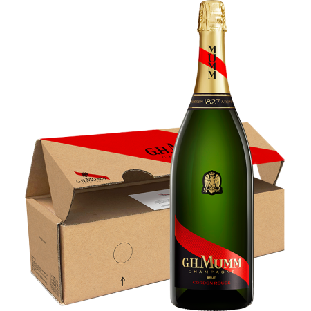 Jéroboam - Champagner Mumm - Cordon Rouge - Etui Jéroboam - Champagner Mumm - Cordon Rouge - Etui