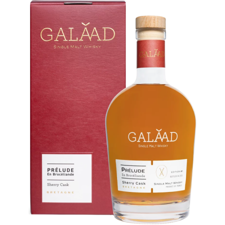 Französischer Whisky - Galaad - Prélude en Brocéliande Sherry Cask - Etui Französischer Whisky - Galaad - Prélude en Brocéliande Sherry Cask - Etui