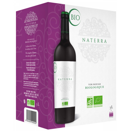 BIB 3L - Rouge Bio Naterra 2025 BIB 3L - Rouge Bio Naterra 2025