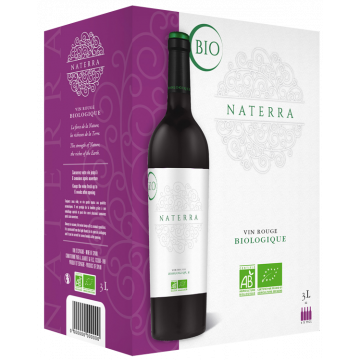 BIB 3L - Rouge Bio Naterra 2025 - - Rotwein - 3L