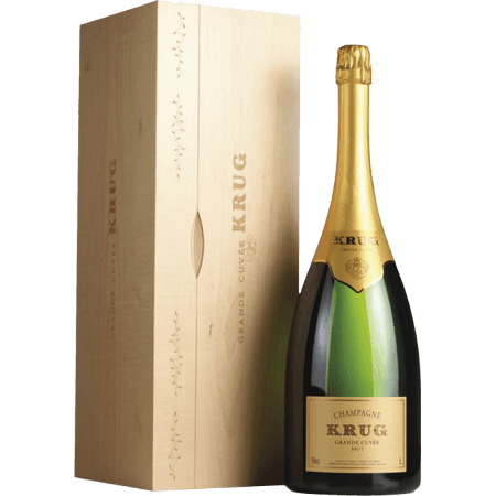 Jéroboam - Champagner Krug - Grande Cuvée Edition 163 - Holzkiste Jéroboam - Champagner Krug - Grande Cuvée Edition 163 - Holzkiste