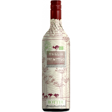 Primitivo Wrap Bio 2025 - Uccellini - Puglia - Rotwein - 0.75L