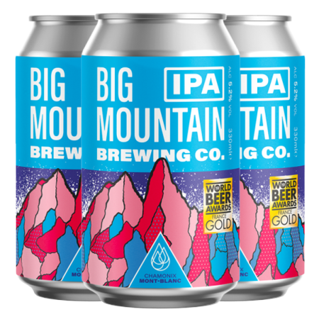 Pack de 3 bières - IPA - Brauerei Big Mountain - 33 cl x 3 Pack de 3 bières - IPA - Brauerei Big Mountain - 33 cl x 3