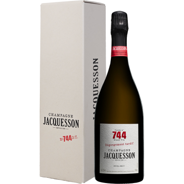 Magnum - Champagner Jacquesson - Cuvée 744 - Dégorgement Tardif - Extra Brut - Etui - 1.5L