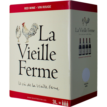 BIB 3L - La Vieille Ferme rouge 2024 - by Famille Perrin BIB 3L - La Vieille Ferme rouge 2024 - by Famille Perrin