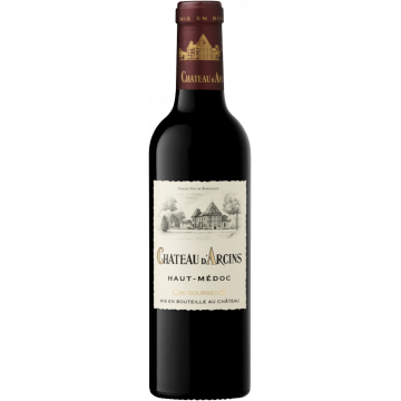 Halbe Flasche - Château d'Arcins 2023 - Cru Bourgeois - Haut-Médoc - Rotwein - 0.375L