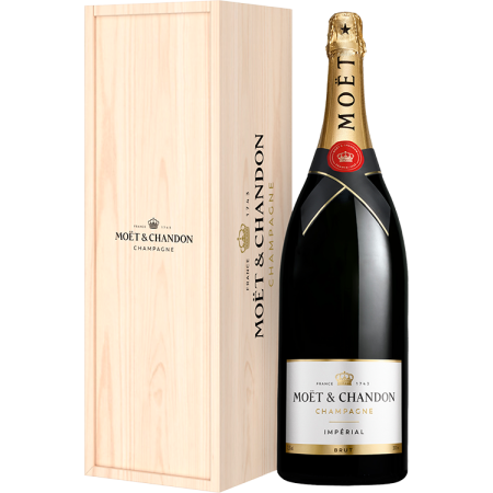 Moet & Chandon Champagner - Brut Impérial - Jéroboam 3l in Holzkiste Moet & Chandon Champagner - Brut Impérial - Jéroboam 3l in Holzkiste