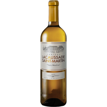 Château Lacaussade Saint Martin - Trois Moulins Blanc 2025 - Blaye - Côtes de Bordeaux - Weisswein - 0.75L