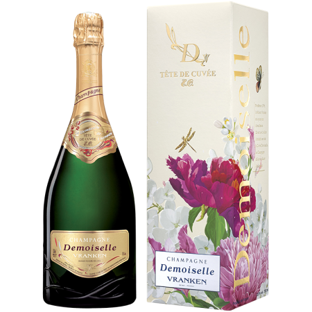 CHAMPAGNER Vranken - Demoiselle EO - Brut Tête de Cuvée MIT Etui CHAMPAGNER Vranken - Demoiselle EO - Brut Tête de Cuvée MIT Etui