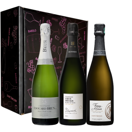 Wein-Geschenkset - 90+/100 Parker Champagnergenuss - 3 Fl. Wein-Geschenkset - 90+/100 Parker Champagnergenuss - 3 Fl.