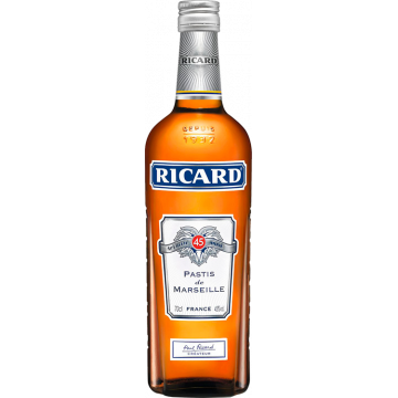 Ricard Pastis de Marseille 45 (45 % Vol., 0,7 Liter)