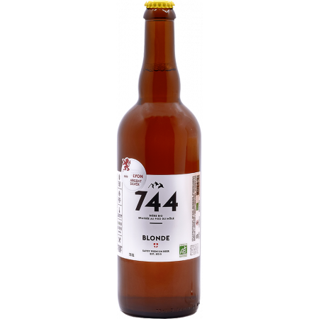 Bier Blonde 75cl - Brauerei 744 Bier Blonde 75cl - Brauerei 744