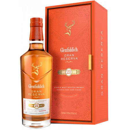 Whisky - Glenfiddich Gran Reserva 21 Jahre - Etui Whisky - Glenfiddich Gran Reserva 21 Jahre - Etui