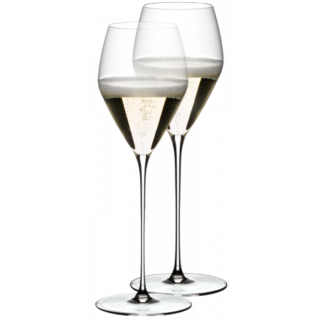 2 GLÄSER CHAMPAGNER WINE GLASS VELOCE