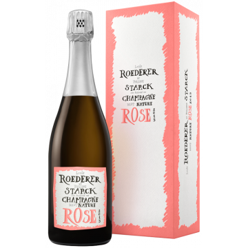 Champagner Louis Roederer - Brut Nature Rosé 2015 - Édition Limitée Philippe Starck - en Etui - 0.75L
