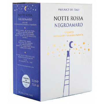 BIB 3L - Negroamaro Salento - Notte Rossa - Salento - Rotwein - 3L
