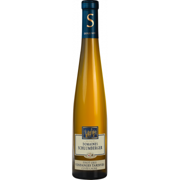 Halbe Flasche - Pinot Gris Vendanges Tardives - Cuvée Laure 2020 - Domaine Schlumberger - Elsass Grauburgunder Spätlese - Weisswein - 0.375L