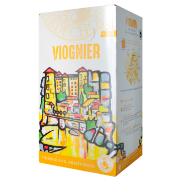 BIB 5 L - Viognier - Vignerons Ardèchois - Méditerranée - Weisswein - 5L