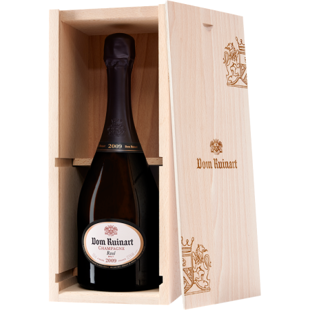 Champagner Dom Ruinart Rosé 2009 - in Holzkiste Champagner Dom Ruinart Rosé 2009 - in Holzkiste