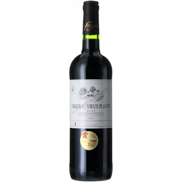 Château Vieux Planty 2020 - Blaye - Côtes de Bordeaux - Rotwein - 0.75L