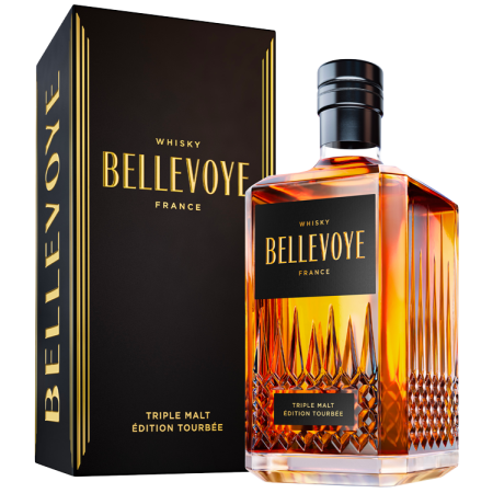 Französischer Whisky - Bellevoye - Édition Noir Tourbée - Etui Französischer Whisky - Bellevoye - Édition Noir Tourbée - Etui