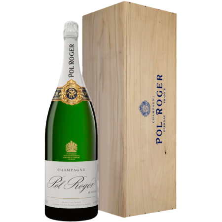 Jéroboam - Champagner Pol Roger - Réserve Brut - Holzkiste Jéroboam - Champagner Pol Roger - Réserve Brut - Holzkiste