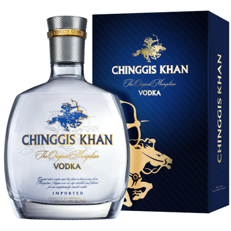 Vodka - Chinggis Khaan - Etui Vodka - Chinggis Khaan - Etui