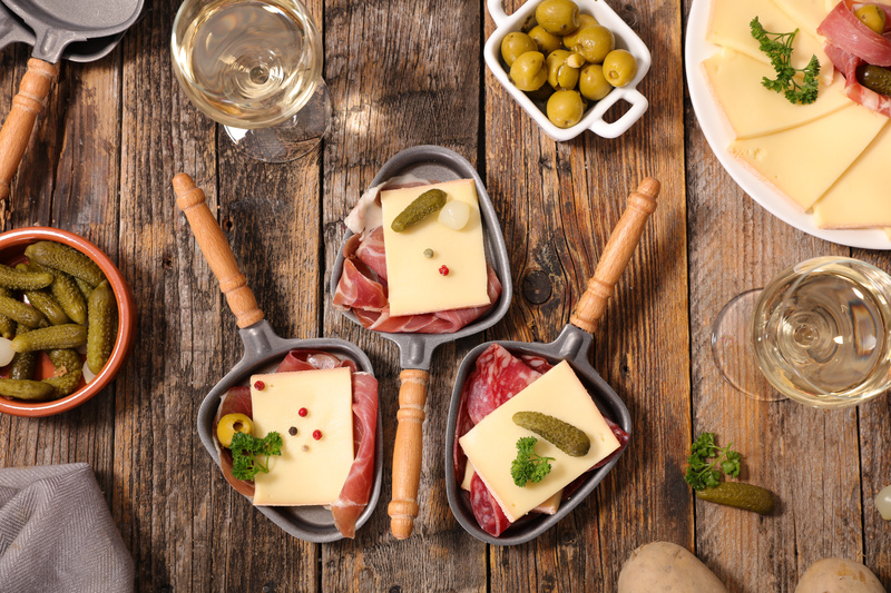 appareil à raclette traditionnel, vin blanc raclette