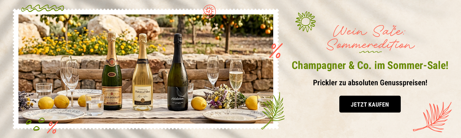 Champagner & Co im Sommer-Sale
