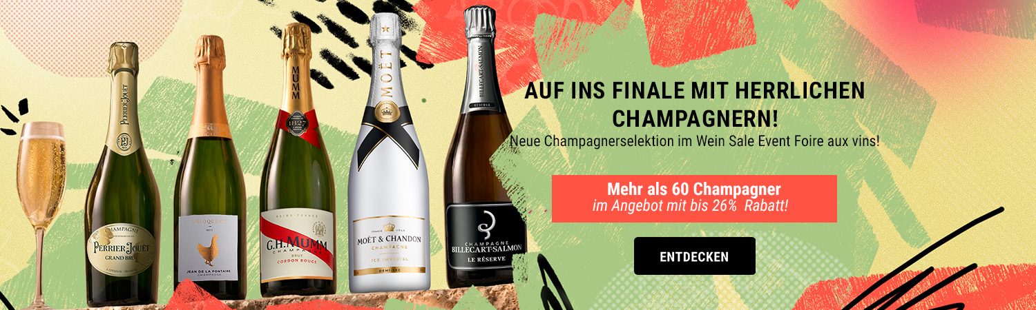 Schaumwein im Angebot im Wein Sale Event: Foire aux vins im Herbst 2026