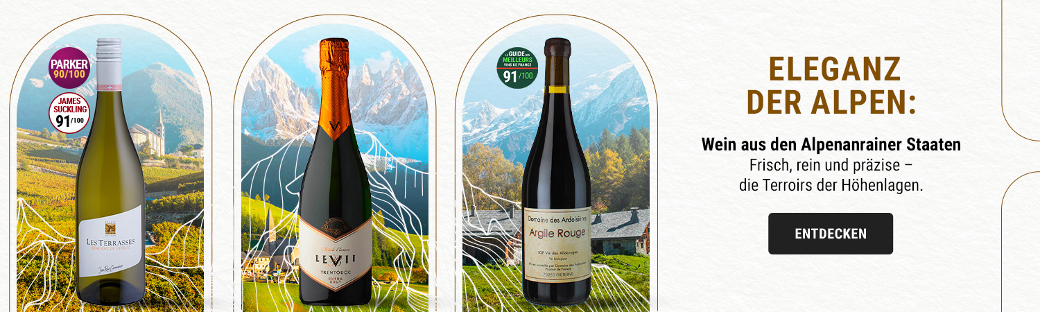 Eleganz der Alpen: Wein aus den Alpenanrainer Staaten Frisch, rein und präzise – die Terroirs der H